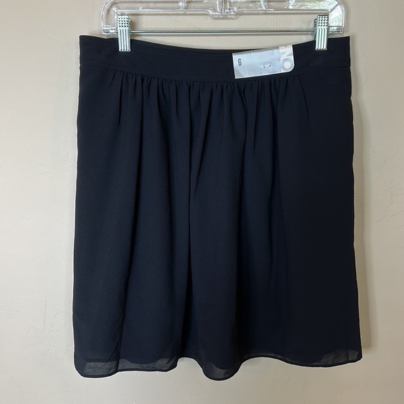 NWT Old Navy black chiffon lined mini skirt and Vintage NEW WITH TAG Sz 6 - Picture 5 of 13